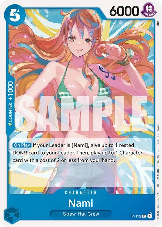 Nami (Heroines Battle Pack) #p-112 – One Piece Promotion Cards