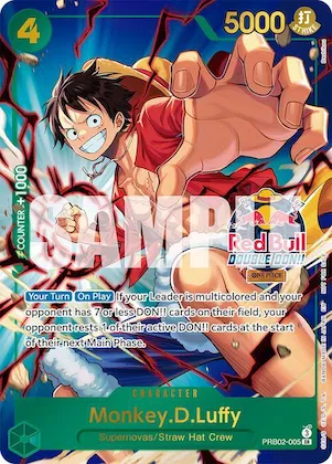 Monkey.D.Luffy (Red Bull Double Don!!) (Winner) #prb2-005 – One Piece Promotion Cards