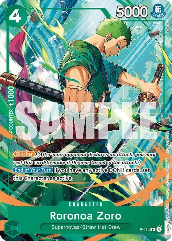 Roronoa Zoro (114) #p-114 – One Piece Promotion Cards