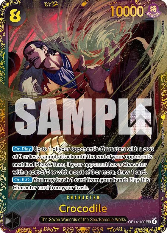 Crocodile - OP14-120 (CS26-27 Regionals Season 1) #op14-120 – One Piece Promotion Cards