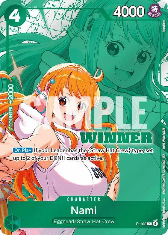 Nami (Winner Pack 2026 Vol. 2) #p-102 – One Piece Promotion Cards