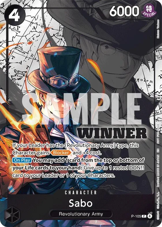 Sabo (Winner Pack 2026 Vol. 2) #p-105 – One Piece Promotion Cards
