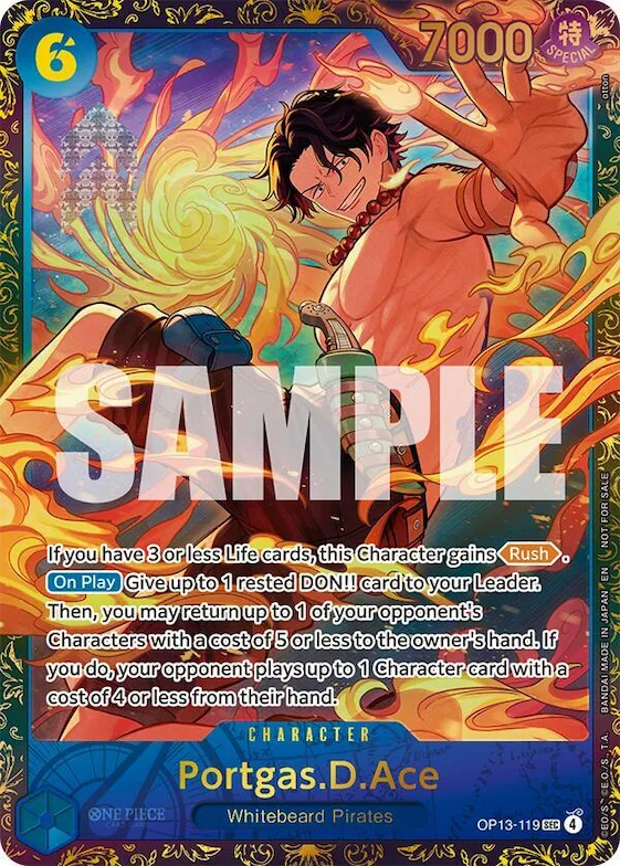 Portgas.D.Ace (119) (Treasure Cup 2026) #op13-119 – One Piece Promotion Cards