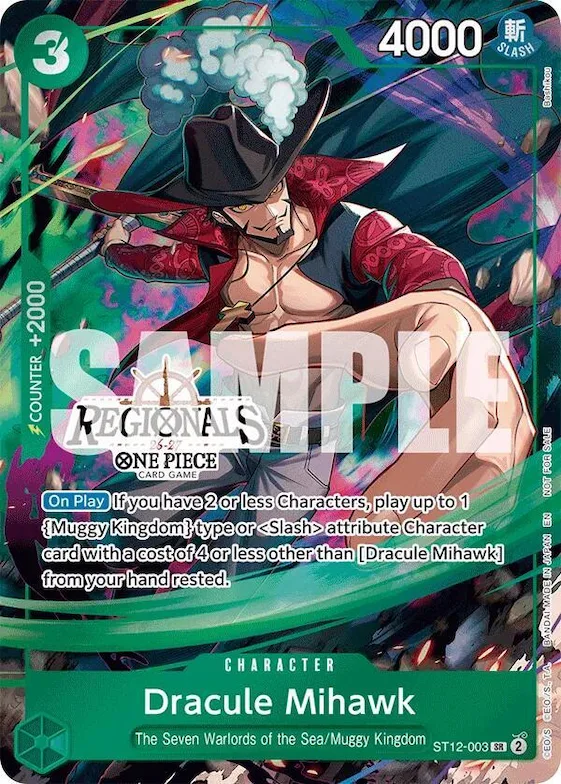 Dracule Mihawk (Regional Participation Pack 2026 Vol.1) #st12-003 – One Piece Promotion Cards