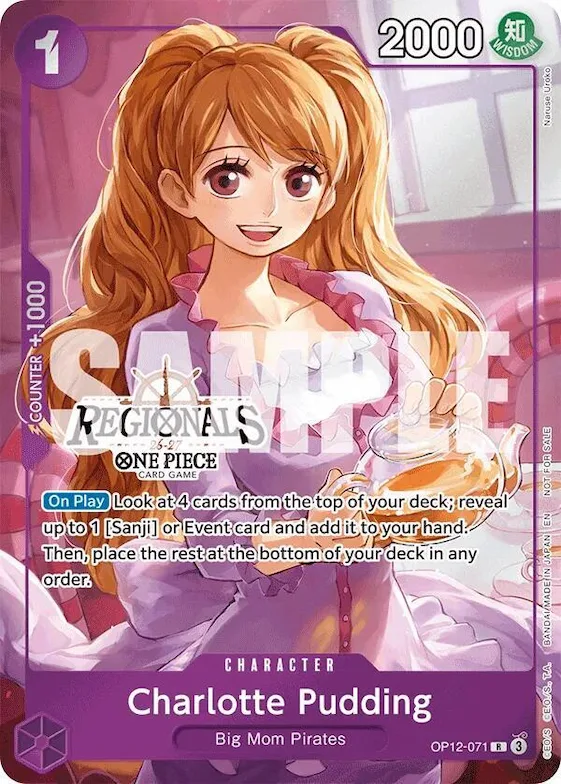 Charlotte Pudding (Regional Participation Pack 2026 Vol.1) #op12-071 – One Piece Promotion Cards