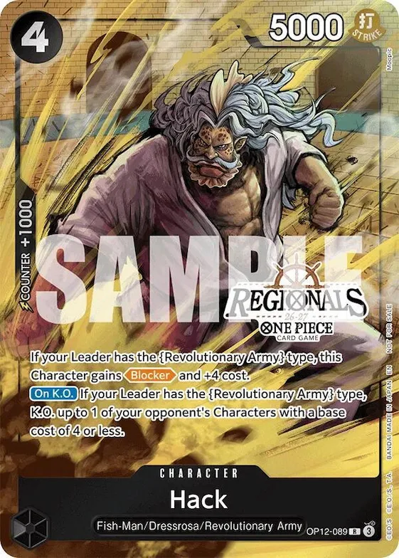 Hack (Regional Participation Pack 2026 Vol.1) #op12-089 – One Piece Promotion Cards