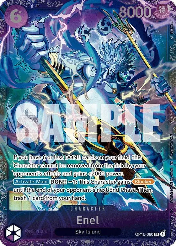 Enel (Treasure Cup May 2026) #op15-060 – One Piece Promotion Cards
