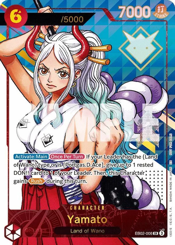 Yamato (Serial Numbered) #eb2-006 – One Piece Promotion Cards