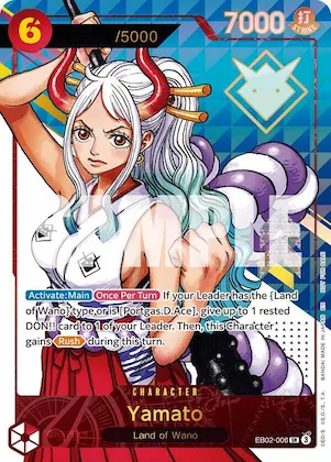 Yamato (Serial Numbered) #eb2-006 – One Piece Promotion Cards