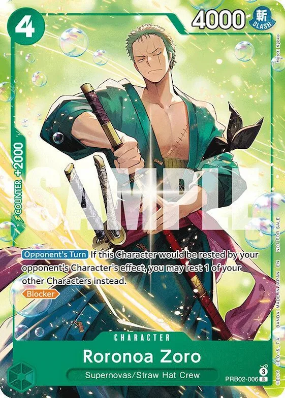 Roronoa Zoro (Welcome Pack 2026 Vol.1) #prb2-006 – One Piece Promotion Cards