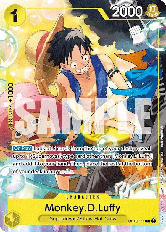 Monkey.D.Luffy (Welcome Pack 2026 Vol.1) #op10-111 – One Piece Promotion Cards
