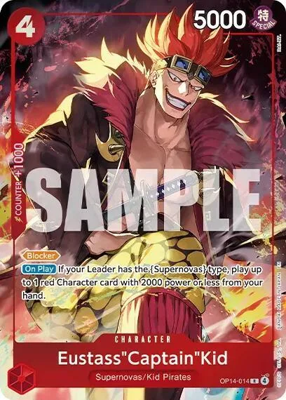 Eustass"Captain"Kid (Premium Card Collection -Best Selection Vol. 6-) #op14-014 – One Piece Promotion Cards