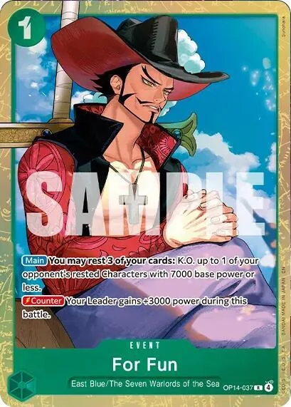 For Fun (Premium Card Collection -Best Selection Vol. 6-) #op14-037 – One Piece Promotion Cards