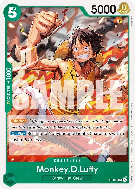 Monkey.D.Luffy (OP16 Release Event) #p-135 – One Piece Promotion Cards