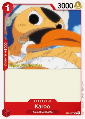 Karoo st1-003 – ST01 – Super Pre-Release Starter Deck 1: Straw Hat Crew