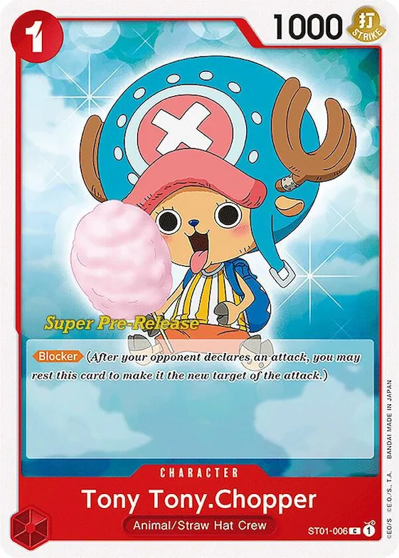 Tony Tony.Chopper #st1-006 – Super Pre-Release Starter Deck 1: Straw Hat Crew