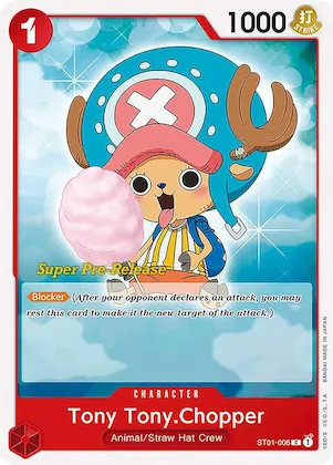 Tony Tony.Chopper #st1-006 – Super Pre-Release Starter Deck 1: Straw Hat Crew