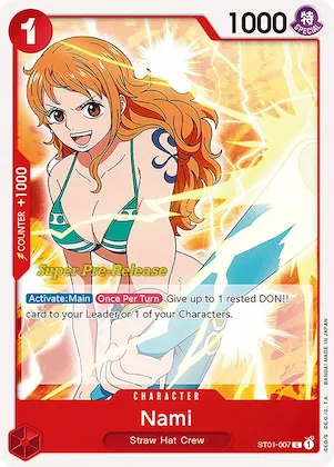 Nami #st1-007 – Super Pre-Release Starter Deck 1: Straw Hat Crew