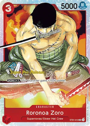Roronoa Zoro #st1-013 – Super Pre-Release Starter Deck 1: Straw Hat Crew