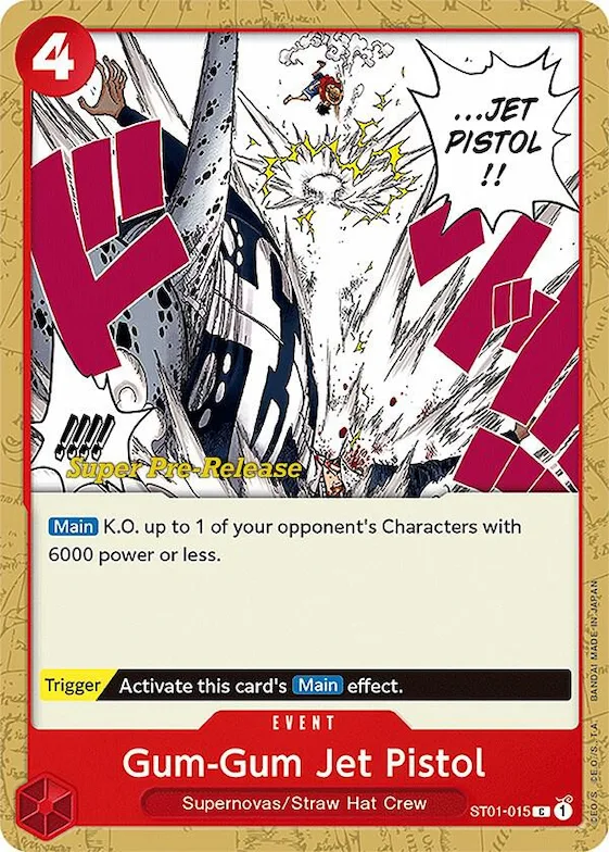 Gum-Gum Jet Pistol #st1-015 – Super Pre-Release Starter Deck 1: Straw Hat Crew