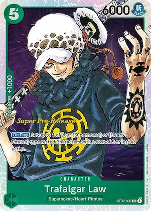 Trafalgar Law st2-009 – ST02 – Super Pre-Release Starter Deck 2: Worst Generation