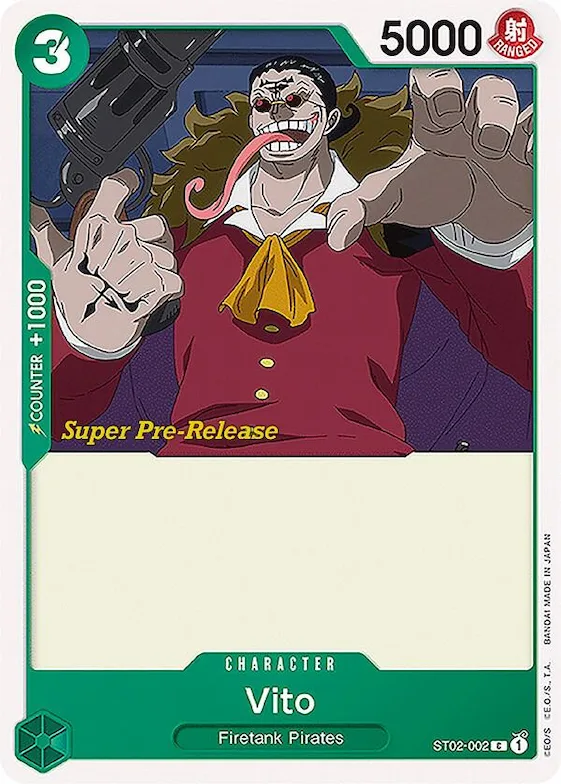 Vito #st2-002 – Super Pre-Release Starter Deck 2: Worst Generation
