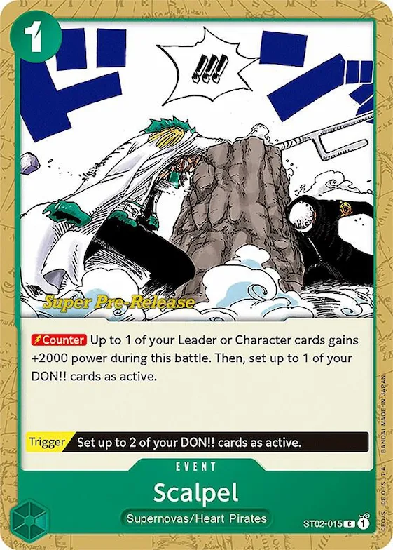 Scalpel #st2-015 – Super Pre-Release Starter Deck 2: Worst Generation