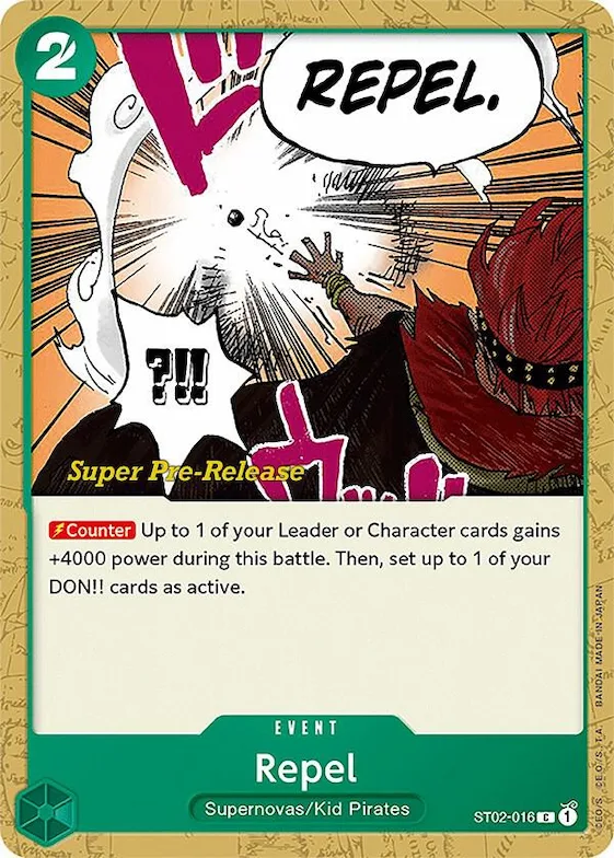 Repel #st2-016 – Super Pre-Release Starter Deck 2: Worst Generation