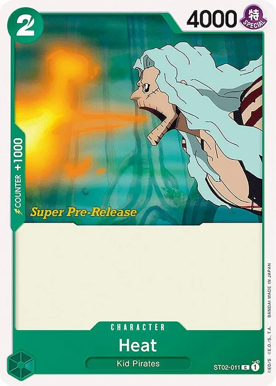 Heat #st2-011 – Super Pre-Release Starter Deck 2: Worst Generation