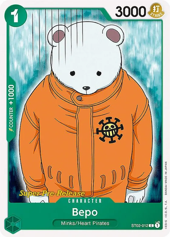 Bepo #st2-012 – Super Pre-Release Starter Deck 2: Worst Generation