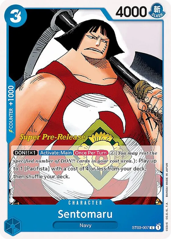 Sentomaru #st3-007 – Super Pre-Release Starter Deck 3: The Seven Warlords of the Sea