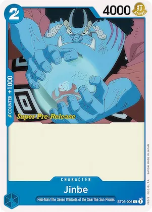 Jinbe st3-006 – ST03 – Super Pre-Release Starter Deck 3: The Seven Warlords of the Sea