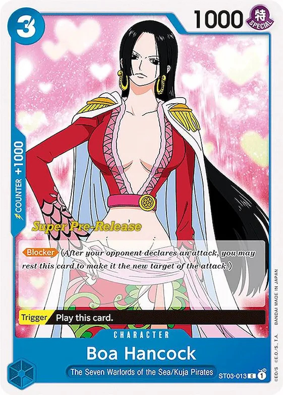 Boa Hancock st3-013 – ST03 – Super Pre-Release Starter Deck 3: The Seven Warlords of the Sea