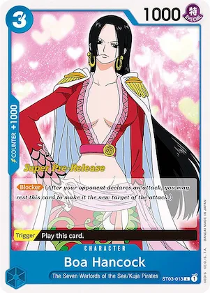 Boa Hancock #st3-013 – Super Pre-Release Starter Deck 3: The Seven Warlords of the Sea