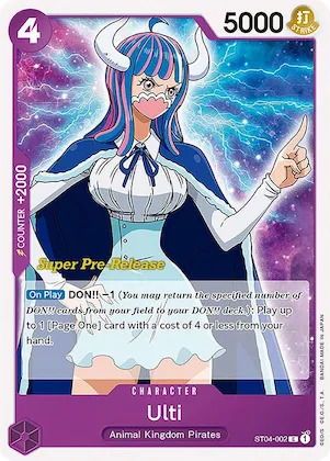 Ulti #st4-002 – Super Pre-Release Starter Deck 4: Animal Kingdom Pirates