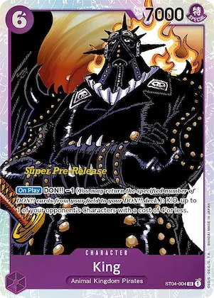 King st4-004 – ST04 – Super Pre-Release Starter Deck 4: Animal Kingdom Pirates