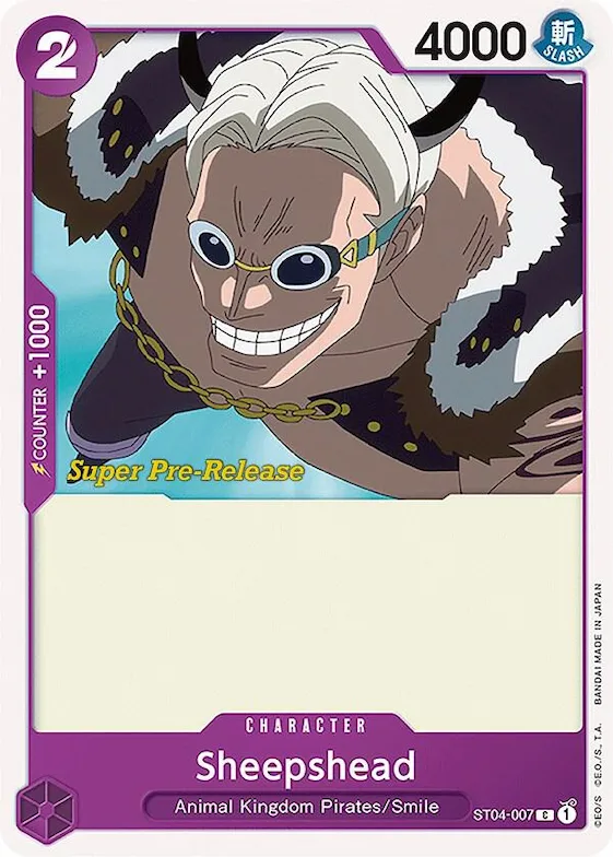 Sheepshead #st4-007 – Super Pre-Release Starter Deck 4: Animal Kingdom Pirates