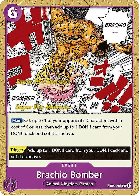 Brachio Bomber #st4-015 – Super Pre-Release Starter Deck 4: Animal Kingdom Pirates