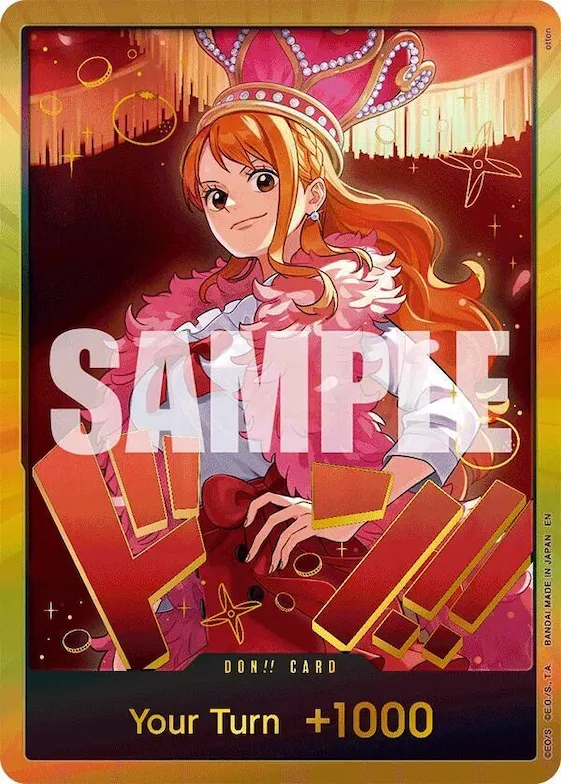 DON!! Card (Nami) (Gold) #p677559 – Extra Booster: One Piece Heroines Edition