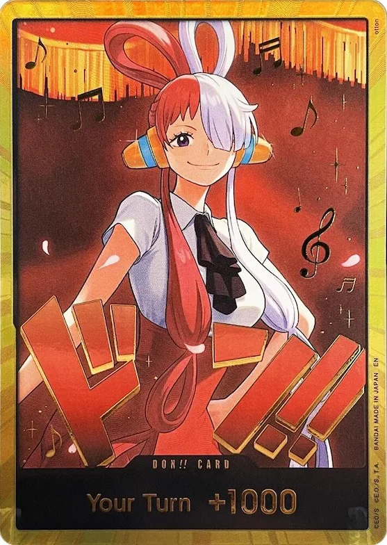 DON!! Card (Uta) (Gold) #p677567 – Extra Booster: One Piece Heroines Edition