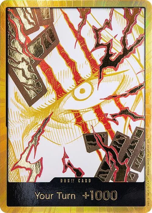 DON!! Card (Shanks) (Gold) #p655124 – Premium Booster -The Best- Vol. 2