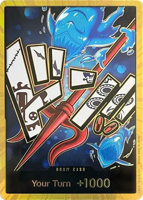DON!! Card (Hody Jones) (Gold) #p586888 – Premium Booster -The Best-