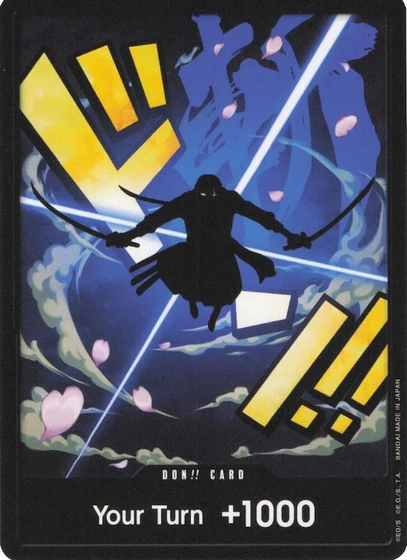 DON!! Card (Zoro) #p593830 – Premium Booster -The Best-