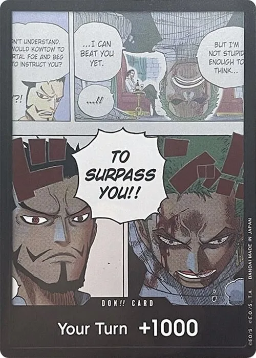 DON!! Card (Mihawk & Zoro) (Double Pack Set Vol. 3) #p542683 – Wings of the Captain