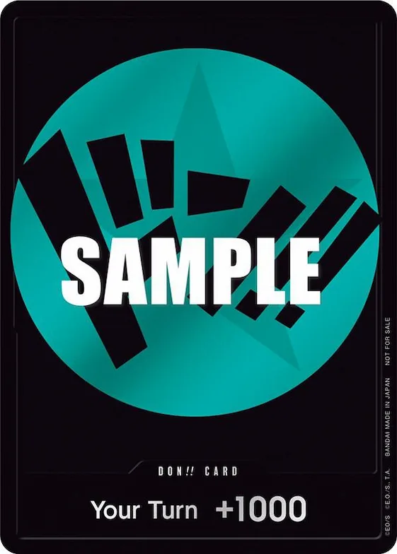 DON!! Card (Teal) #p483170 – One Piece Promotion Cards