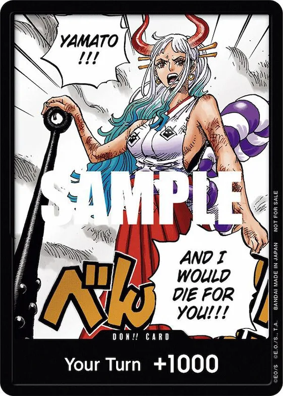 DON!! Card (Yamato) (1st Anniversary DON!! Card Pack) #p520775 – One Piece Promotion Cards