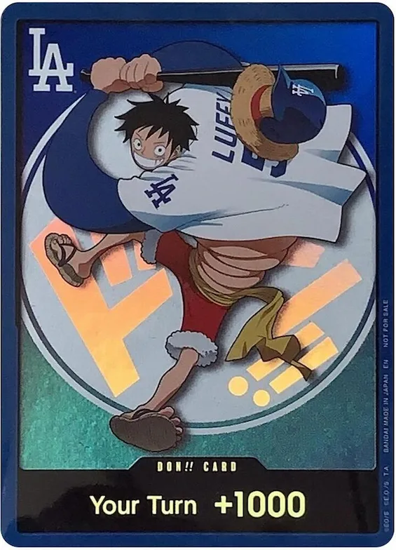 DON!! Card (LA Dodgers 2026 Promo) #p696699 – One Piece Promotion Cards