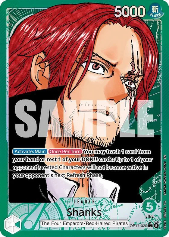 Shanks (Alternate Art) #op17-020 – The World's Strongest Warriors