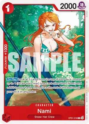 Nami op1-016 – ST31 – Starter Deck 31: RED Monkey.D.Luffy