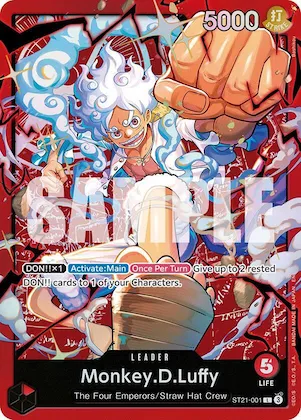Monkey.D.Luffy (ST21-001) #st21-001 – Starter Deck 31: RED Monkey.D.Luffy